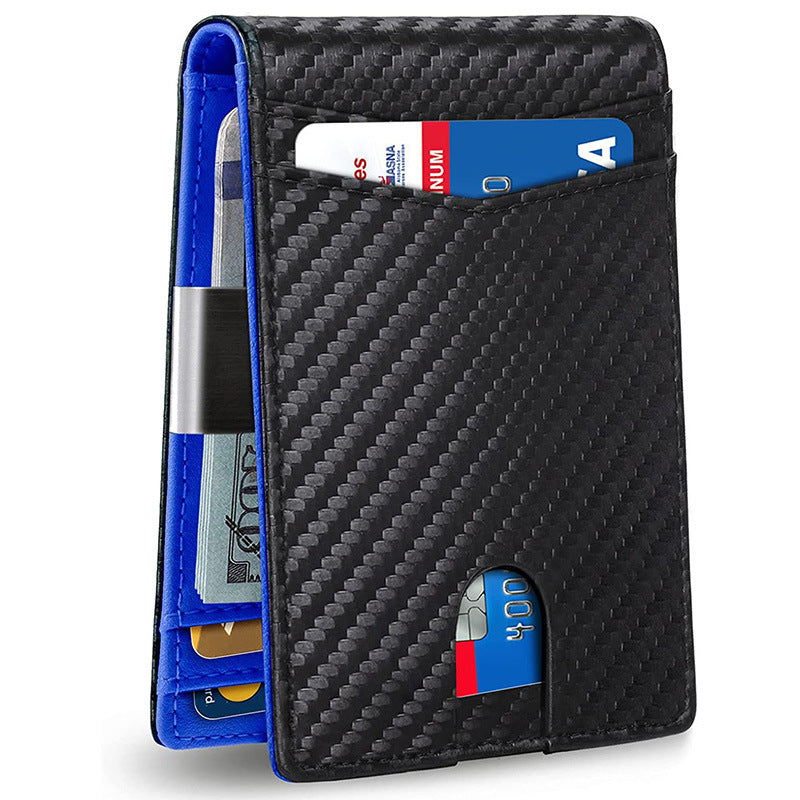 Slim Wallet for Men Gifts 12 Card Slots ID Window With Money Clip - Regalos Hombres